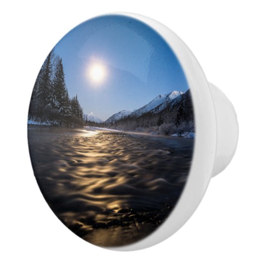 Bouton De Porte En Céramique Moon (Droite)