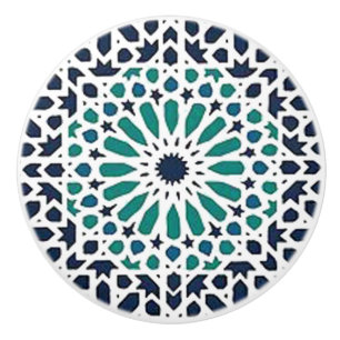 Bouton De Porte En Céramique morceau marocain
