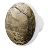 Bouton De Porte En Céramique Morning Mist (Droite)