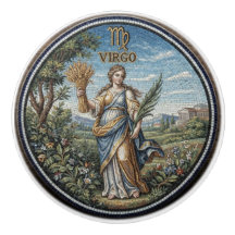 Mosaïque de style antique Zodiaque Vierge