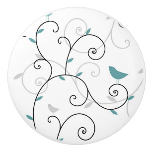 Bouton De Porte En Céramique motif 2