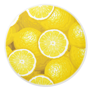 Bouton De Porte En Céramique Motif 2 de citron