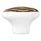 Bouton De Porte En Céramique Motif 2 de peau de serpent de python (Côté)