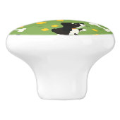 Bouton De Porte En Céramique motif 3 (Côté)