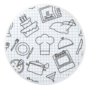 Bouton De Porte En Céramique Motif 4 de cuisine