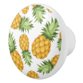 Bouton De Porte En Céramique Motif à ananas (Droite)