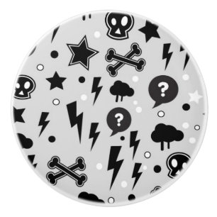 Bouton De Porte En Céramique Motif à la mode