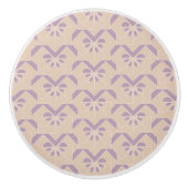 Bouton De Porte En Céramique Motif à l'envers de lavande (Devant)