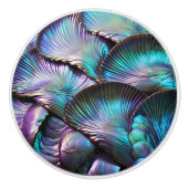 Bouton De Porte En Céramique Motif Abstrait Abalone Shell (Devant)