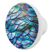 Bouton De Porte En Céramique Motif Abstrait Abalone Shell (Droite)