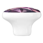 Bouton De Porte En Céramique Motif Améthyste (Côté)