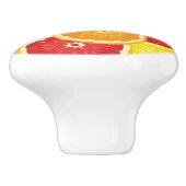 Bouton De Porte En Céramique Motif aux agrumes (Côté)