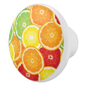 Bouton De Porte En Céramique Motif aux agrumes (Droite)