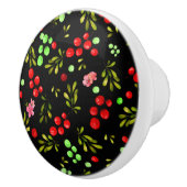Bouton De Porte En Céramique Motif Berries (Droite)