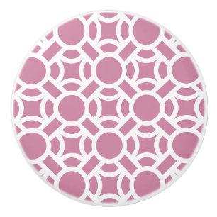 Bouton De Porte En Céramique Motif blanc sans faille do-it-yourself couleur Arr