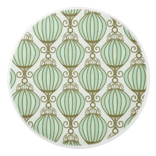 Bouton De Porte En Céramique Motif bleu de Motton