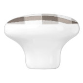 Bouton De Porte En Céramique Motif Brown de nappe (Côté)