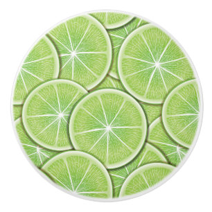 Bouton De Porte En Céramique Motif d'agrumes