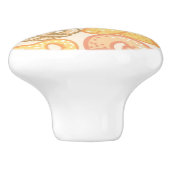 Bouton De Porte En Céramique Motif de bretzel (Côté)