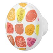 Bouton De Porte En Céramique Motif de fruit (Droite)