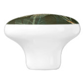 Bouton De Porte En Céramique Motif de libellules majestueux  (Côté)