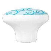 Bouton De Porte En Céramique Motif de mer (Côté)