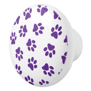 Bouton De Porte En Céramique Motif De Pailles, Pailles De Chien, Pailles De Pur