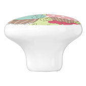 Bouton De Porte En Céramique Motif de petit gâteau (Côté)