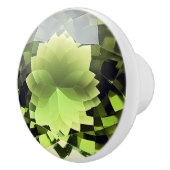 Bouton De Porte En Céramique Motif de pierres gemmes vertes de Peridot (Droite)