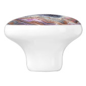 Bouton De Porte En Céramique Motif de style Agate (Côté)