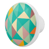 Bouton De Porte En Céramique Motif de triangles (Droite)