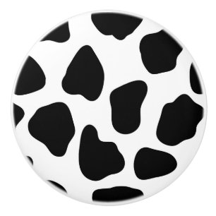 Bouton De Porte En Céramique Motif de vache