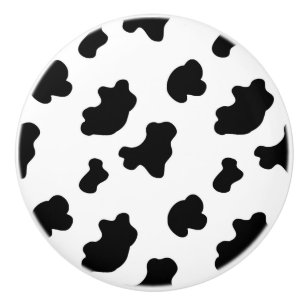 Bouton De Porte En Céramique Motif de vache