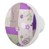 Bouton De Porte En Céramique Motif d'édredon de bébé (Droite)