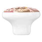 Bouton De Porte En Céramique Motif des petits gâteaux de célébration (Côté)