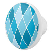 Bouton De Porte En Céramique Motif d'hiver de harlequin (Droite)