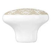 Bouton De Porte En Céramique Motif floral (Côté)