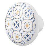 Bouton De Porte En Céramique Motif floral 3 (Droite)