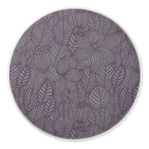 Bouton De Porte En Céramique Motif floral 4