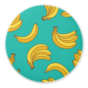 Bouton De Porte En Céramique Motif Fruit Banana
