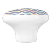 Bouton De Porte En Céramique Motif géométrique (Côté)