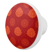 Bouton De Porte En Céramique Motif indien (Droite)