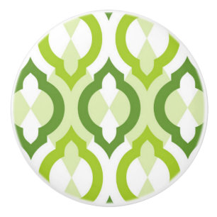 Bouton De Porte En Céramique Motif marocain de style
