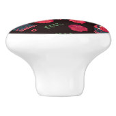 Bouton De Porte En Céramique Motif Matreshka (Côté)