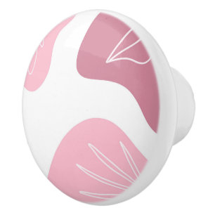 Bouton De Porte En Céramique Motif minimaliste