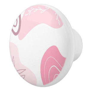 Bouton De Porte En Céramique Motif minimaliste