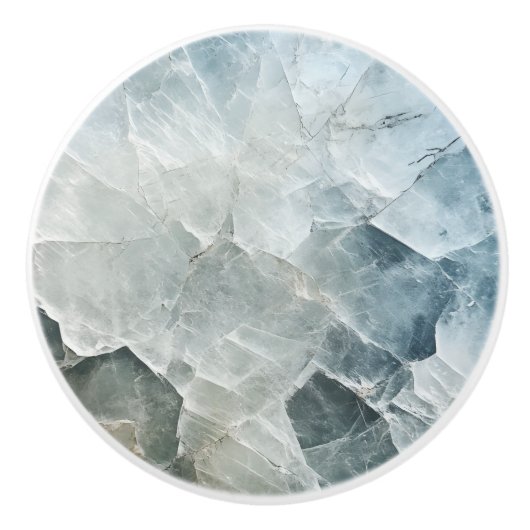 Bouton De Porte En Céramique Motif Moonstone (Devant)