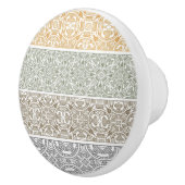 Bouton De Porte En Céramique Motif ornemental (Droite)