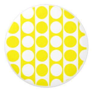 Bouton De Porte En Céramique Motif personnalisé point carré