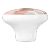 Bouton De Porte En Céramique Motif simple - cercles (Côté)